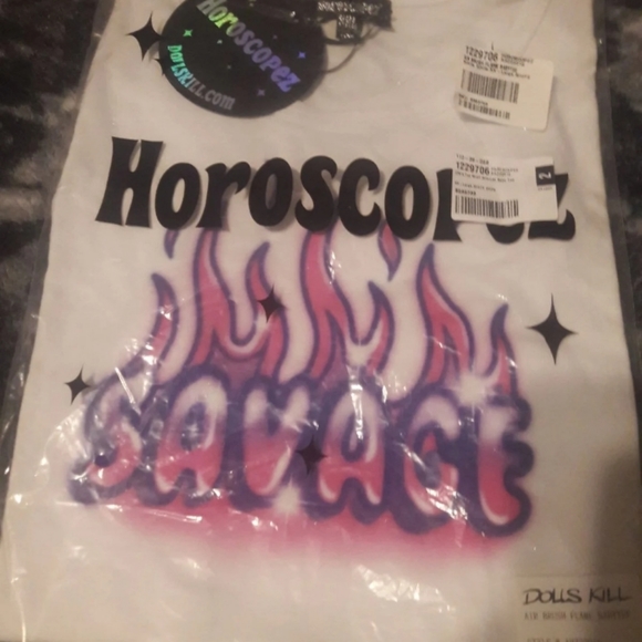 Plus Size 2X Savage Airbrushed Graphic 🎉SOLD!🦄Crop Top Dolls Kill XXL NWT - Picture 5 of 6